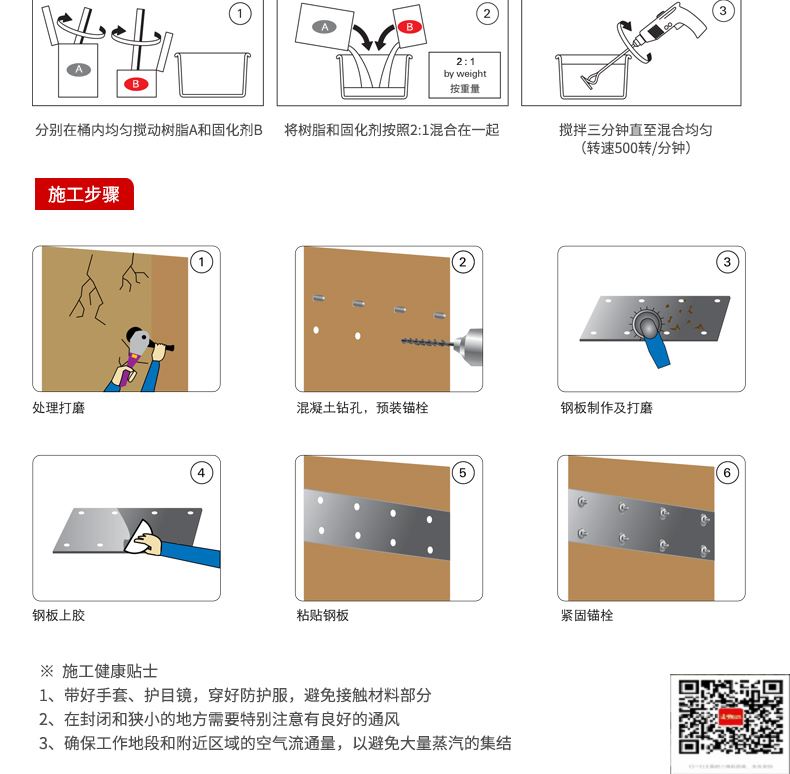 包钢吊罗山乡粘钢加固施工过程